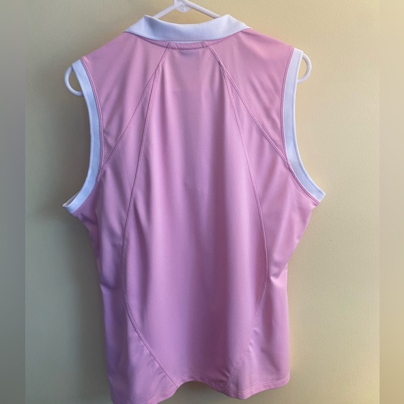 NWOT Nike Women's Golf Sleeveless Polo Sleeveless w/Collar and Dri Fit Design - Picture 5 of 5